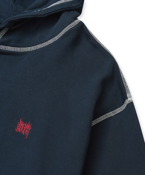 BROWNBREATH(ブラウンブレス)の「TAG APPLIQUE HOODIE - NAVY(パーカー・レディース・その他・SMALL/MEDIUM/LARGE/X-LARGE)」の5枚目の写真