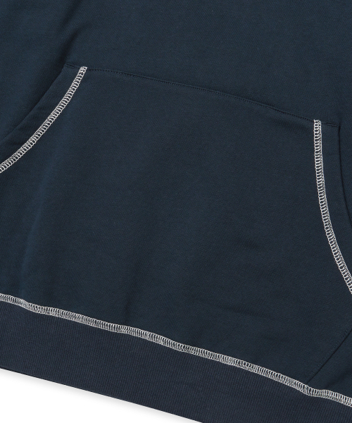 BROWNBREATH(ブラウンブレス)の「TAG APPLIQUE HOODIE - NAVY(パーカー・レディース・その他・SMALL/MEDIUM/LARGE/X-LARGE)」の7枚目の写真