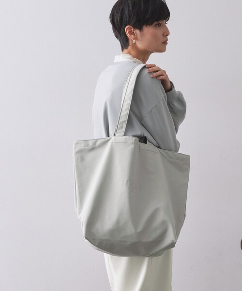 OPAQUE.CLIP（オペークドットクリップ）の「INDEX エコバッグ L（エコバッグ/サブバッグ・レディース・グレー・99）」の2枚目の写真