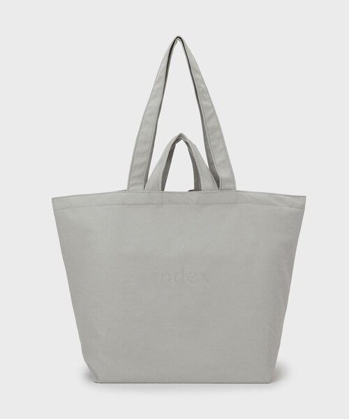 OPAQUE.CLIP（オペークドットクリップ）の「INDEX エコバッグ L（エコバッグ/サブバッグ・レディース・グレー・99）」の4枚目の写真