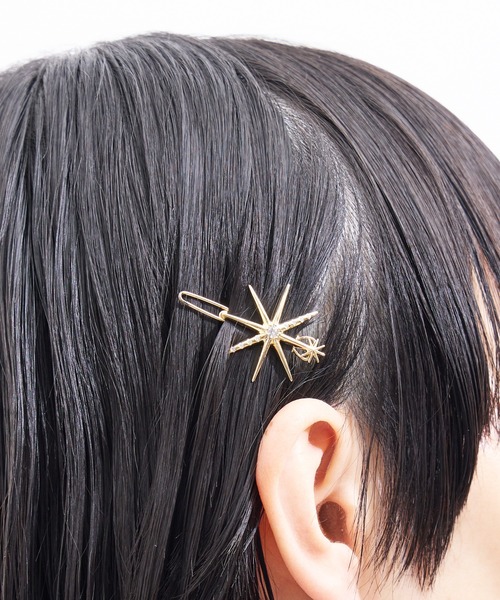 Zoule(ゾーラ)の「Zoule ゾーラ:Luminous ルミナスシリーズ lyra 星 スター ダボピン(ヘアピン・レディース・ゴールド/シルバー・FREE)」の8枚目の写真