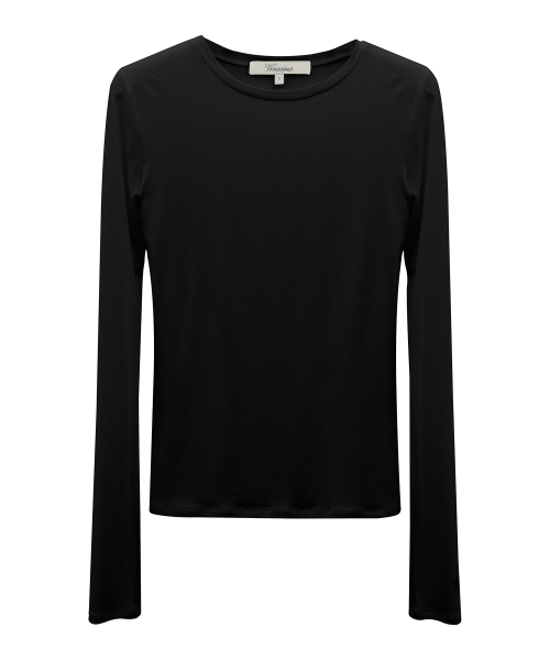 Vivacious(ビバシャス)の「Everyday Cozy Tee_6Colors(Tシャツ/カットソー・レディース・モカ/ブラック/スカイブルー/アイボリー/グレー/チャコール・SMALL/MEDIUM)」の14枚目の写真