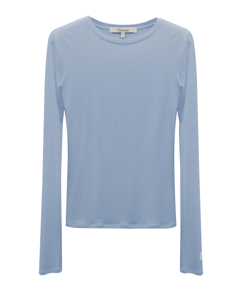 Vivacious(ビバシャス)の「Everyday Cozy Tee_6Colors(Tシャツ/カットソー・レディース・モカ/ブラック/スカイブルー/アイボリー/グレー/チャコール・SMALL/MEDIUM)」の15枚目の写真