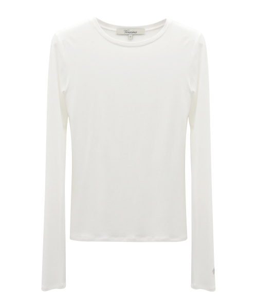 Vivacious(ビバシャス)の「Everyday Cozy Tee_6Colors(Tシャツ/カットソー・レディース・モカ/ブラック/スカイブルー/アイボリー/グレー/チャコール・SMALL/MEDIUM)」の17枚目の写真