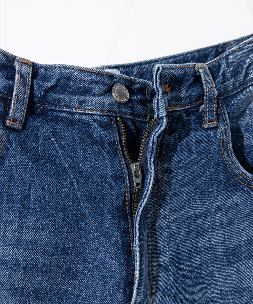 MASSNOUN(マスノウン)の「バミューダプリーツカーペンターデニムショートパンツ MSFSP001-BL(その他パンツ・レディース・その他・LARGE/X-LARGE/MEDIUM)」の10枚目の写真