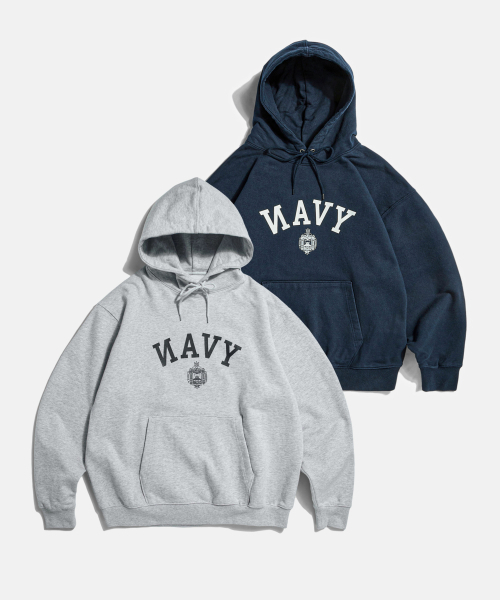 ESPIONAGE（エスピオナジ）の「NAVAL Academy Heavyweight Hoodie Gray（パーカー・レディース・その他・LARGE/MEDIUM）」の3枚目の写真
