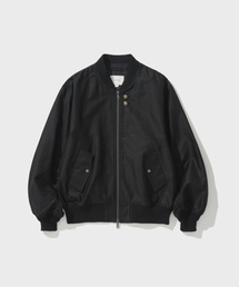 SHIRTER（シャーター）の「FLANDERS MOLESKIN MA-1 JACKET (BLACK)（ブルゾン）」