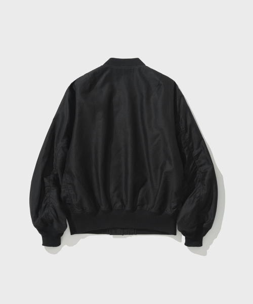 SHIRTER(シャーター)の「FLANDERS MOLESKIN MA-1 JACKET (BLACK)(ブルゾン・メンズ・その他・SMALL/MEDIUM/LARGE)」の4枚目の写真