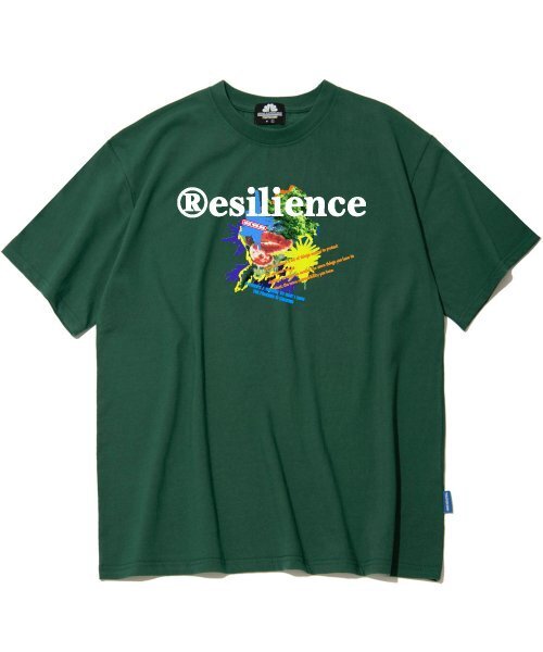 TRIPSHION(トリップション)の「RESILIENCE GRAPHIC Tシャツ - グリーン(Tシャツ/カットソー・メンズ・その他・LARGE/MEDIUM/X-LARGE)」の1枚目の写真