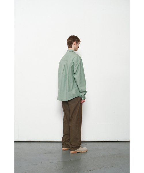 HORLISUN（ホーリーサン）の「Jane Solid Extra Typewriter Shirt Sage Green（シャツ/ブラウス・レディース・その他・LARGE/MEDIUM/SMALL）」の7枚目の写真