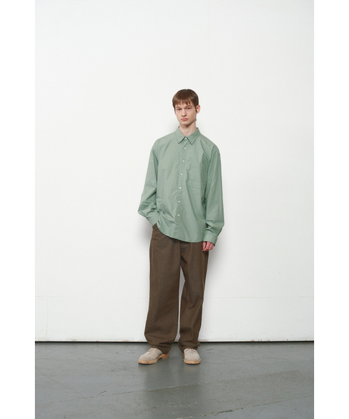 HORLISUN（ホーリーサン）の「Jane Solid Extra Typewriter Shirt Sage Green（シャツ/ブラウス・レディース・その他・LARGE/MEDIUM/SMALL）」の9枚目の写真