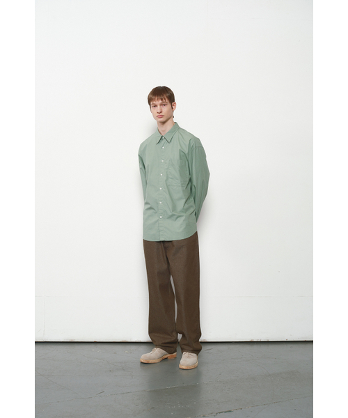 HORLISUN（ホーリーサン）の「Jane Solid Extra Typewriter Shirt Sage Green（シャツ/ブラウス・レディース・その他・LARGE/MEDIUM/SMALL）」の10枚目の写真