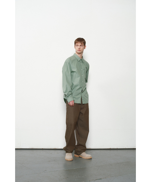 HORLISUN（ホーリーサン）の「Jane Solid Extra Typewriter Shirt Sage Green（シャツ/ブラウス・レディース・その他・LARGE/MEDIUM/SMALL）」の11枚目の写真