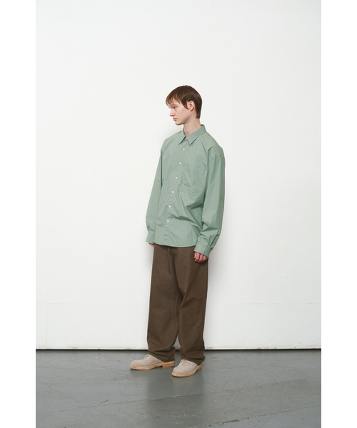 HORLISUN（ホーリーサン）の「Jane Solid Extra Typewriter Shirt Sage Green（シャツ/ブラウス・レディース・その他・LARGE/MEDIUM/SMALL）」の12枚目の写真