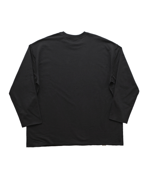 A NOTHING（アナッシング）の「VINTAGE P. DYEING CUT-OUT BOX TEE (Black)（Tシャツ/カットソー・レディース・その他・LARGE/MEDIUM）」の2枚目の写真