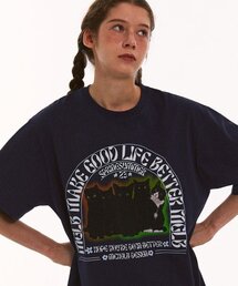ファイブキトン オーバーサイズTシャツ (ネイビー)