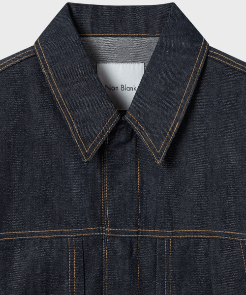 NONBLANK(ノンブランク)の「ポイントカラー デニムジャケット_INDIGO(デニムジャケット・メンズ・その他・MEDIUM/LARGE/X-LARGE)」の4枚目の写真
