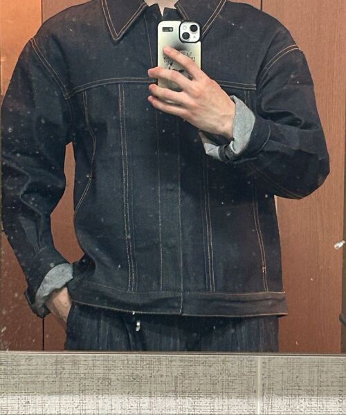 NONBLANK(ノンブランク)の「ポイントカラー デニムジャケット_INDIGO(デニムジャケット・メンズ・その他・MEDIUM/LARGE/X-LARGE)」の19枚目の写真