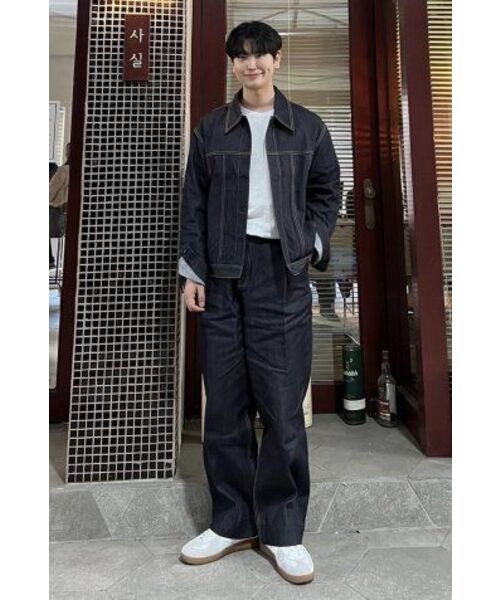 NONBLANK(ノンブランク)の「ポイントカラー デニムジャケット_INDIGO(デニムジャケット・メンズ・その他・MEDIUM/LARGE/X-LARGE)」の9枚目の写真