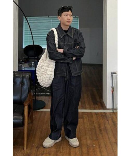 NONBLANK(ノンブランク)の「ポイントカラー デニムジャケット_INDIGO(デニムジャケット・メンズ・その他・MEDIUM/LARGE/X-LARGE)」の11枚目の写真