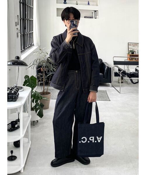 NONBLANK(ノンブランク)の「ポイントカラー デニムジャケット_INDIGO(デニムジャケット・メンズ・その他・MEDIUM/LARGE/X-LARGE)」の6枚目の写真