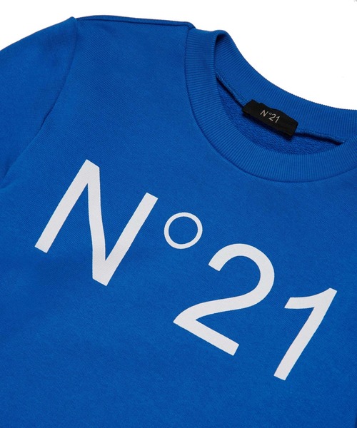 N°21(ヌメロ ヴェントゥーノ)の「N°21(ヌメロ ヴェントゥーノ)Kids & Junior ブランドロゴスウェットプルオーバー(スウェット・キッズ・ブルー・16Y/14Y)」の3枚目の写真