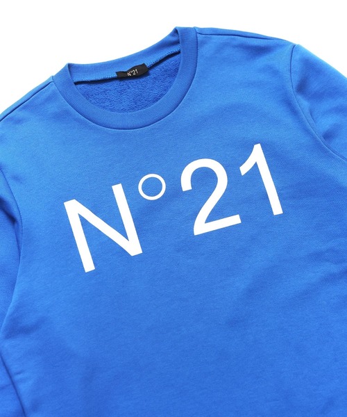 N°21(ヌメロ ヴェントゥーノ)の「N°21(ヌメロ ヴェントゥーノ)Kids & Junior ブランドロゴスウェットプルオーバー(スウェット・キッズ・ブルー・16Y/14Y)」の6枚目の写真