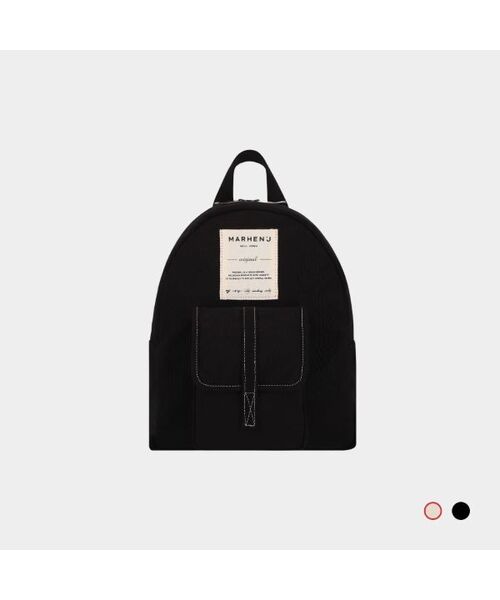 MARHEN.J(マルヘンジェイ)の「マーク (MARK) バックパック(バックパック/リュック・レディース・ブラック/アイボリー・FREE)」の1枚目の写真