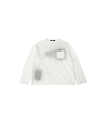 VINTAGE LIP L/S TOP [WHITE]