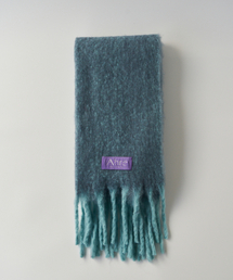 AHRE（アフレ）の「Boucle Oversize Brush Bold Muffler_TEAL（マフラー）」