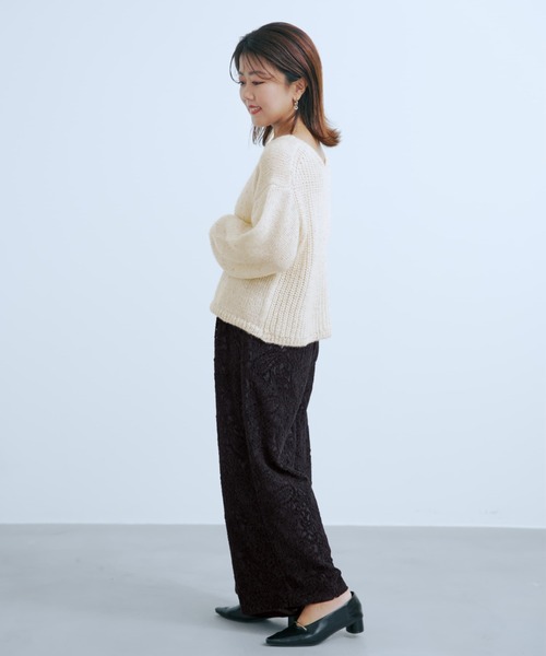 COHINA(コヒナ)の「モールラッセルレースパンツ 【低身長・小柄女性】(その他パンツ・レディース・ホワイト/ブラック・REGULAR/SHORT)」の10枚目の写真