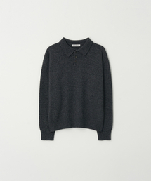 Misty Collar Knit CHARCOAL