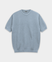 BIRBANTE（ビルバンテ）の「サマーウォッシャブルハーフニット - アッシュスカイ（ニット/セーター）」