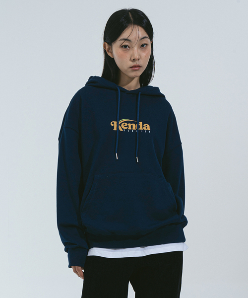 KENDA(ケンダ)の「CLASSICA HOOD (DARK BLUE)(パーカー・レディース・ダークブルー・LARGE/MEDIUM/SMALL/X-LARGE)」の1枚目の写真