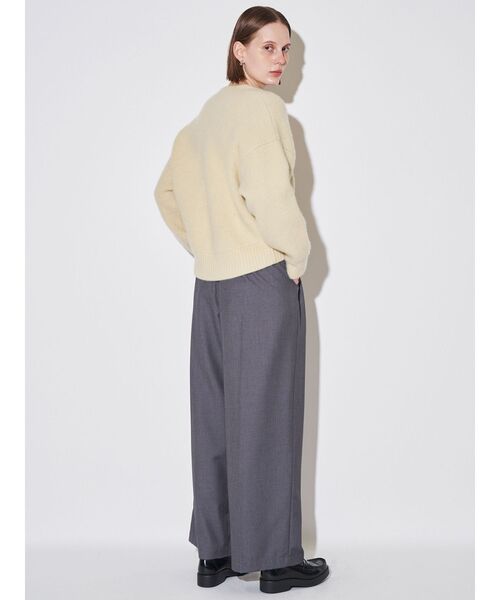 ELENDEEK（エレンディーク）の「CNラクーンミックスブルゾン（カーディガン/ボレロ・レディース・アイボリー/ベージュ/グレー/ブラウン/ブラック・FREE）」の14枚目の写真