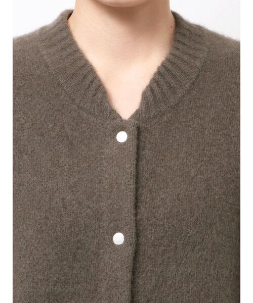 ELENDEEK（エレンディーク）の「CNラクーンミックスブルゾン（カーディガン/ボレロ・レディース・アイボリー/ベージュ/グレー/ブラウン/ブラック・FREE）」の19枚目の写真