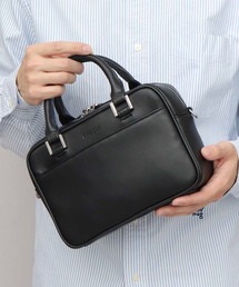 Square Utility Leather Bag / スクエアレザーハンドバッグ