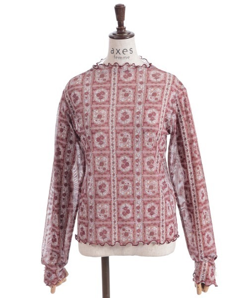 axes femme(アクシーズファム)の「総柄アソートシアーインナー(Tシャツ/カットソー・レディース・その他2/その他1/その他3・FREE)」の17枚目の写真