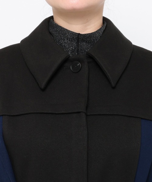 ハイショクサイドプリーツコート(HARE)（ステンカラーコート）｜HARE