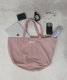 forksy.（フォルクシー）の「【forksy.】カラーストライプ パイル地 ビッグトートバッグ（トートバッグ）」