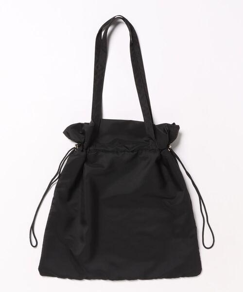 LANVIN en Bleu（ランバンオンブルー）の「ポプリス ポケッタブルバッグ（エコバッグ/サブバッグ・レディース・グレー/ブラック/グリーン/サンドベージュ/ネイビー・FREE）」の6枚目の写真