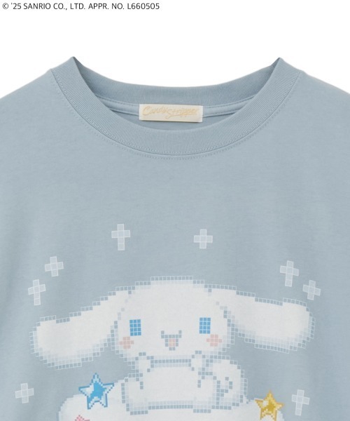 Candy Stripper（キャンディストリッパー）の「【CINNAMOROLL】KIRA KIRA 8BIT L/S Tシャツ（Tシャツ/カットソー・レディース・ブルー系その他2/オフホワイト・FREE）」の5枚目の写真