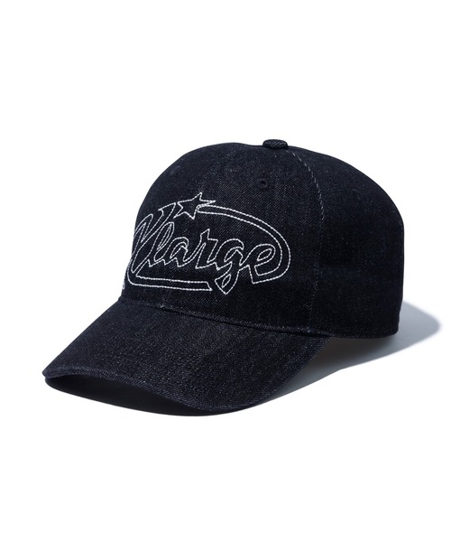XLARGE（エクストララージ）の「STAR LOGO DENIM CAP（キャップ・メンズ・ブラック/インディゴブルー・ONE SIZE）」の2枚目の写真