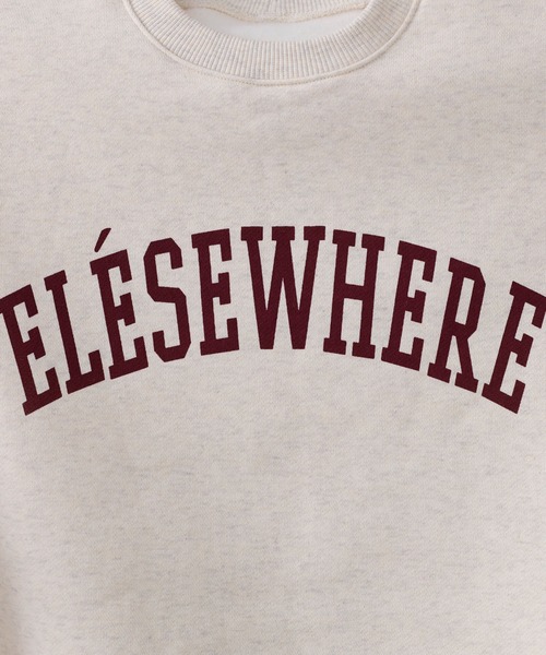 MICA&DEAL（マイカ＆ディール）の「"ELESEWHERE"ロゴ裏起毛スウェット（スウェット・レディース・グリーン/ネイビー/オートミール/グレー・FREE）」の21枚目の写真