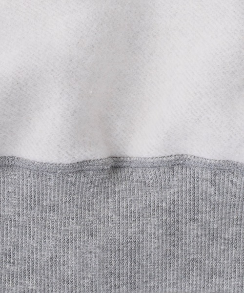 MICA&DEAL（マイカ＆ディール）の「"ELESEWHERE"ロゴ裏起毛スウェット（スウェット・レディース・グリーン/ネイビー/オートミール/グレー・FREE）」の14枚目の写真