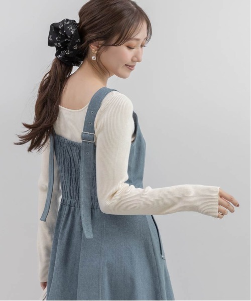 RANDA（ランダ）の「ラウンドネックリブニット（ニット/セーター・レディース・アイボリー・FREE）」の10枚目の写真