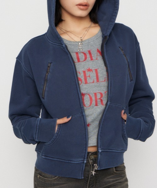 STAR CHARM ZIP パーカー（パーカー）｜LAGUA GEM（ラグアジェム）の