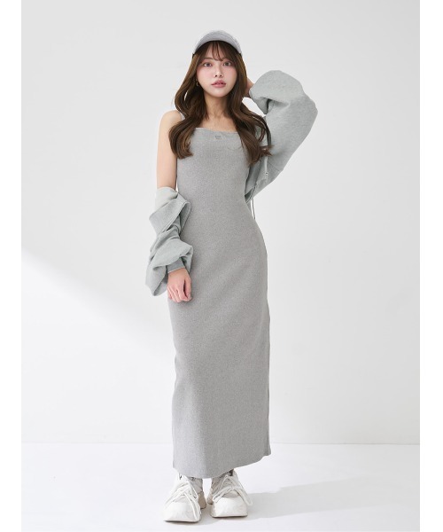 Darich（ダーリッチ）の「カラーラメスウェットコルセットパーカー