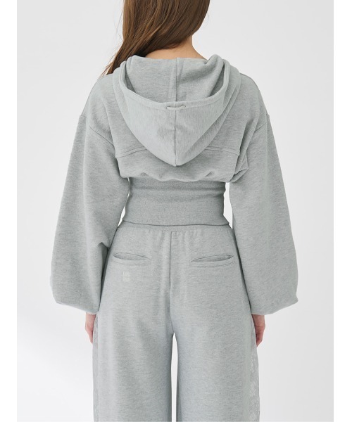 カラーラメスウェットコルセットパーカー（パーカー）｜Darich