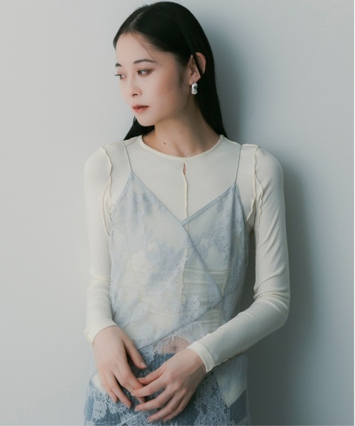 SERENO（セレーノ）の「カットワークトップス（その他トップス・レディース・ベージュ・S）」の4枚目の写真